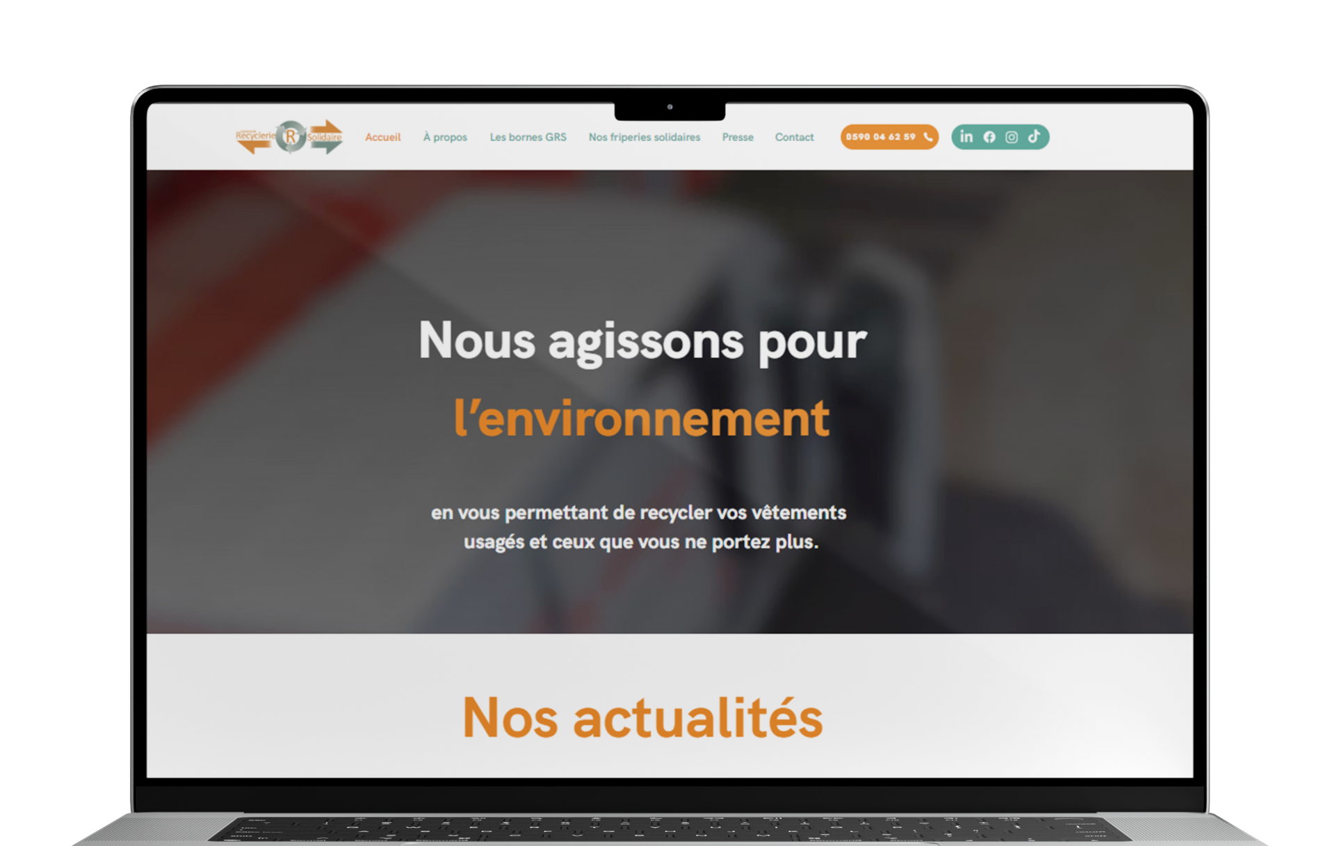 Aperçu de réalisation client